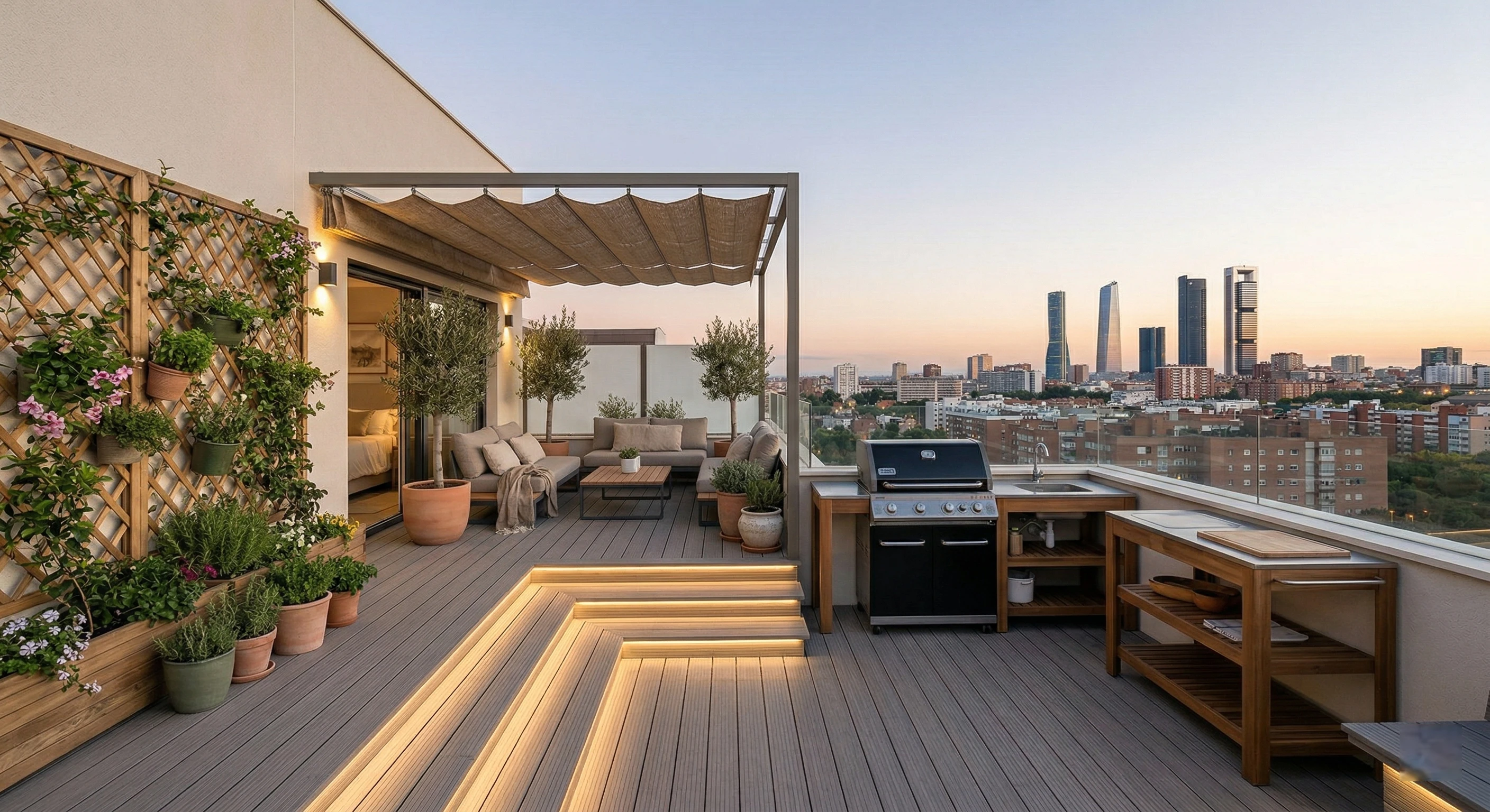 Terraza Panorámica en Chamartín
